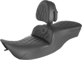 SADDLEMEN Roadsofa Seat with Backrest for FLH (1997–2007)