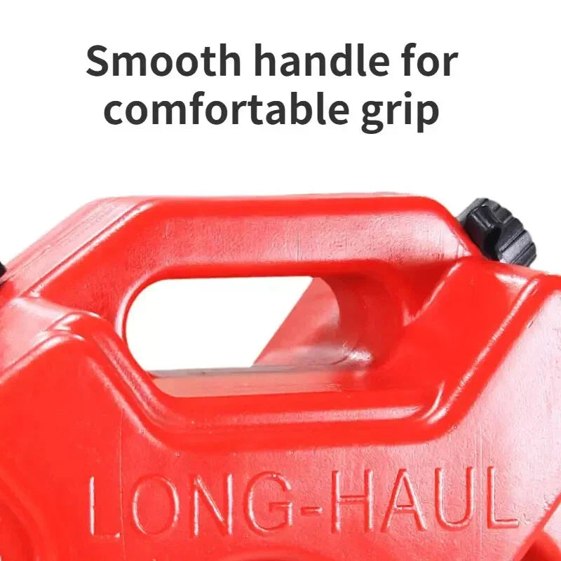 5L Red Jerry Can Fuel Tank for Car Motorcycle - Lock & Key