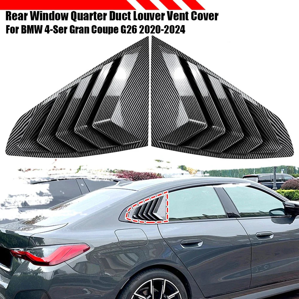 Vent Quarter Window Shutter Cover Trim for BMW Gran Coupe G26 (2020–2024)