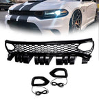 Front Grille Bumper Upper for Dodge (2015â2021) Black Mesh