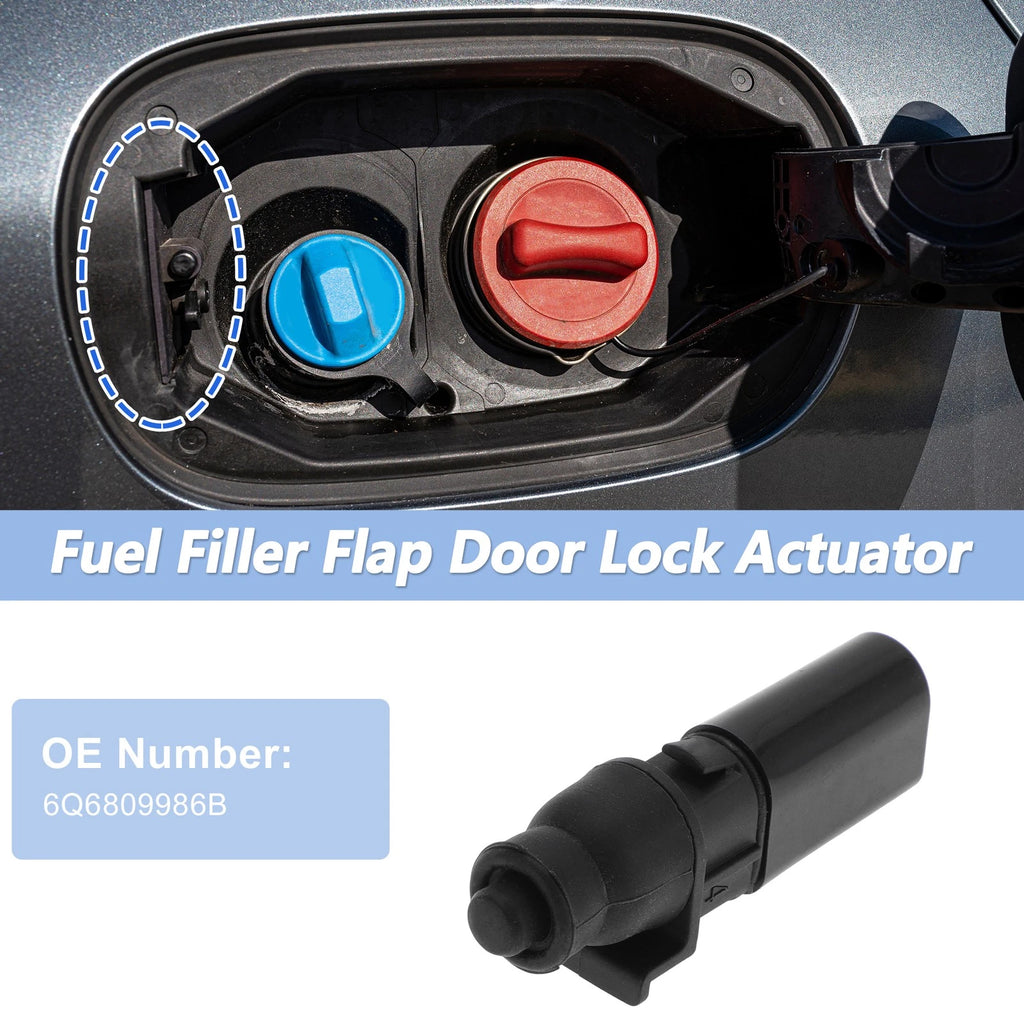 6Q6809986B Fuel Filler Flap Door Latch Actuator for Audi A3 (2003–2013)