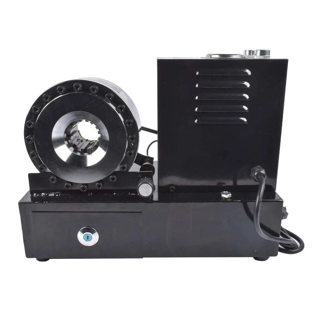 Electric Hydraulic Hose Crimper Tool with 8 Dies (110V)
