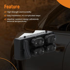 Driver Side Power Window Switch for Ford F250 F350 F450 F550 (1999–2001) F75Z14529AF