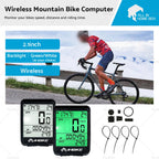 Wireless LCD Cycle Speedometer Odometer for Bicycle (Waterproof)