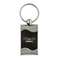 Black Rectangular Wave Keychain - Officially Licensed for Chrysler 300C