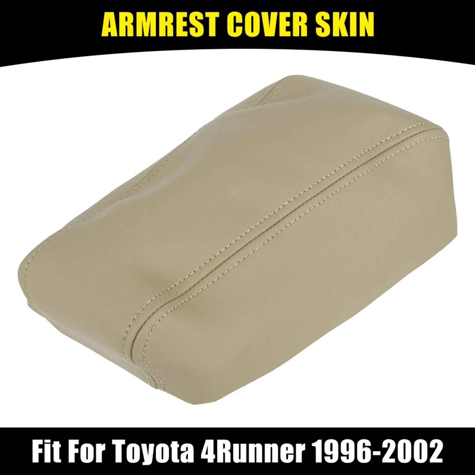Center Console Lid Armrest Cover Protector for Toyota 4Runner (1996–2002) Beige