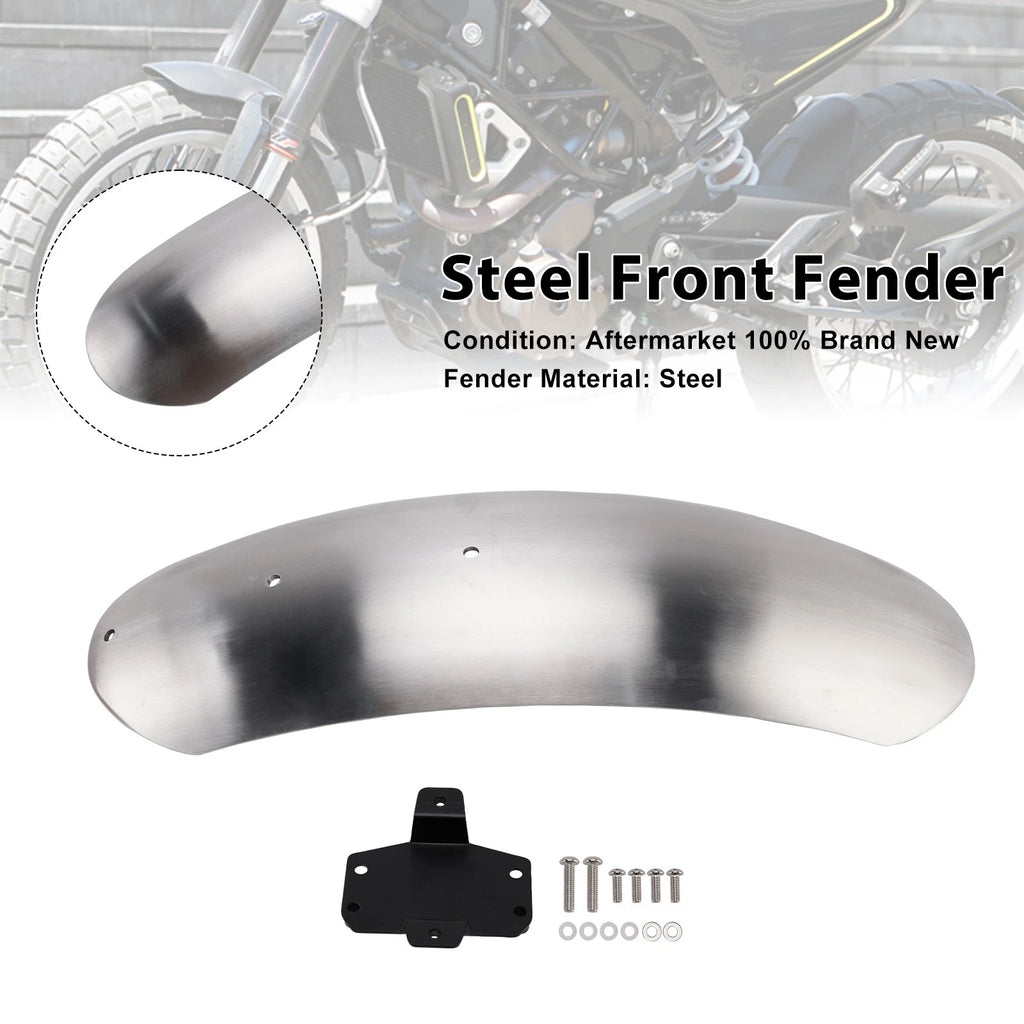 Steel Front Fender for Husqvarna Vitpilen 125 250 401 (2019–2023)