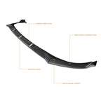 Carbon Style Front Bumper Body Kit Lower Splitter Spoiler Lip for Elantra (2021–2022)
