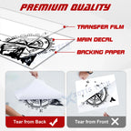 Compass Mountain Car Hood Stickers for Truck (Waterproof Vinyl)