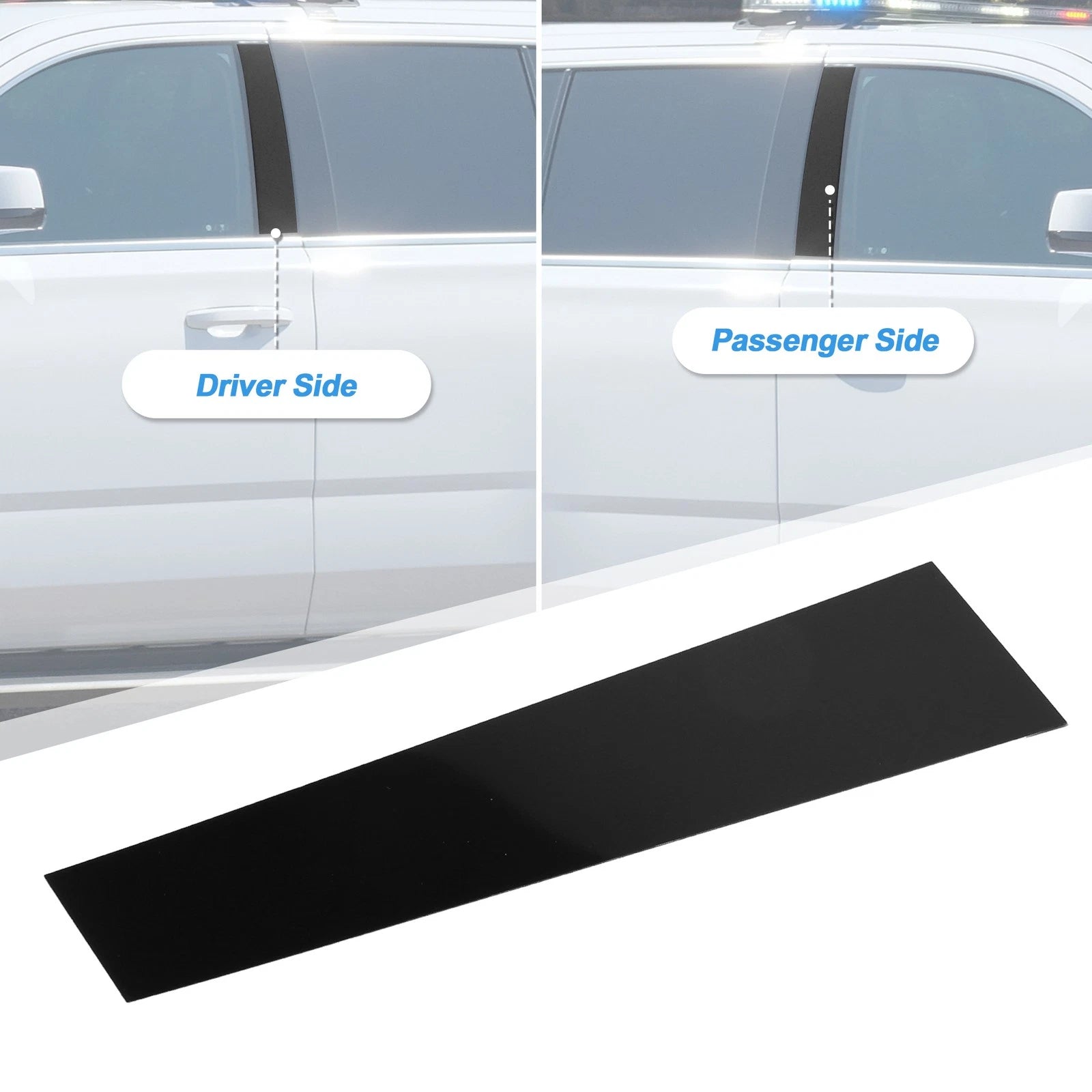 6Pcs B Pillar Trim Exterior Garnish for Nissan Titan Crew Cab (2016–2023)