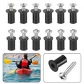 Stainless Steel Screws & Nuts / 12PCS / Screws and Nuts for Kayaks Canoes Boats