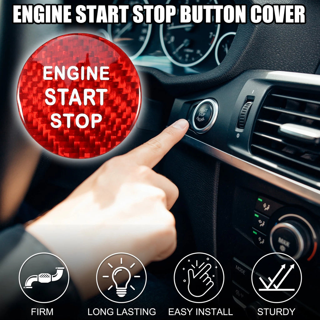 Engine Start Stop Button Cover for Subaru BRZ (2013–2021) - Red
