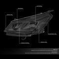 Smoked Clear Signal Headlight Set for Chevy Traverse (2013–2017)