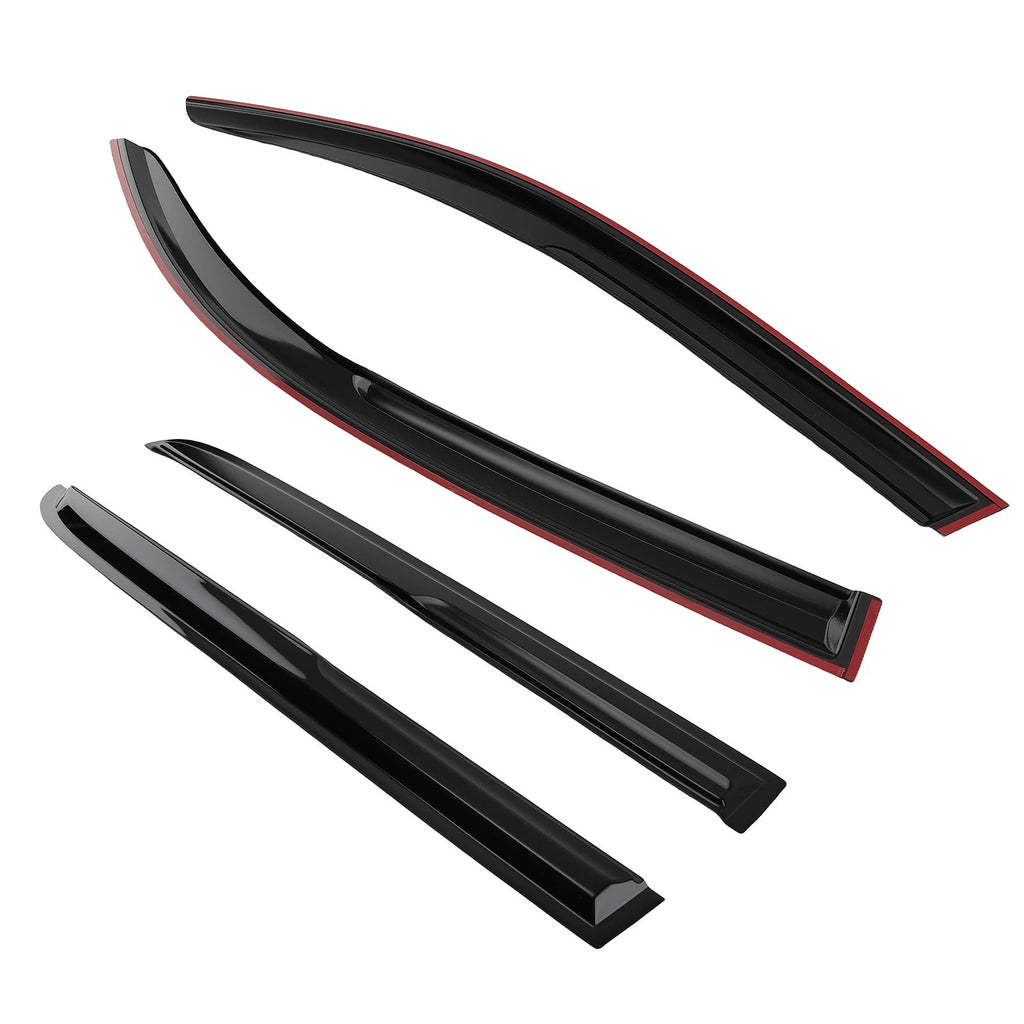 Side Window Rain Guard Visors for Toyota Tacoma Double Cab (2005–2015)