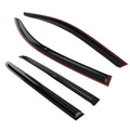 Side Window Rain Guard Visors for Toyota Tacoma Double Cab (2005–2015)