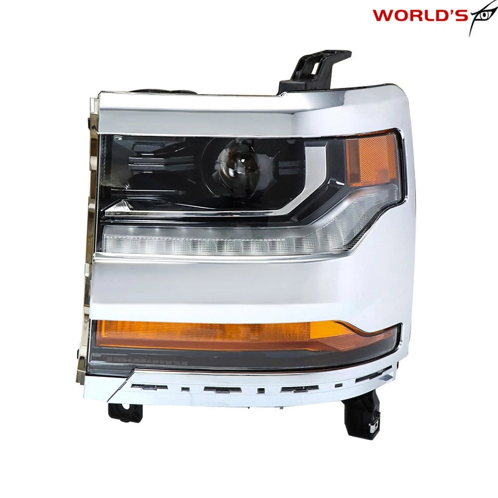Driver LH Headlight with LED for Chevy Silverado 1500 (2016–2018)