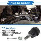 2X Front Lower Ball Joints for Dodge Ram 1500 (1994–2001) No.K3134T/K3185