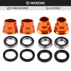 Wheel Spacers Bearings Seals for KTM 250 450 SX SXF XCF XCW EXC SMR (2003–2012)