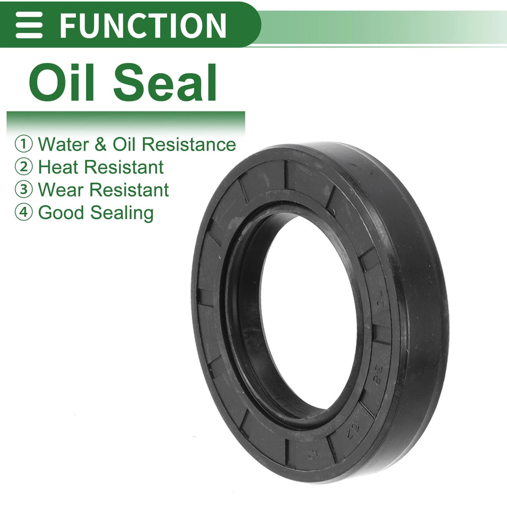 Set of 5 Oil Seal Ring NBR Rubber 38x62x12mm for Rotary Shaft
