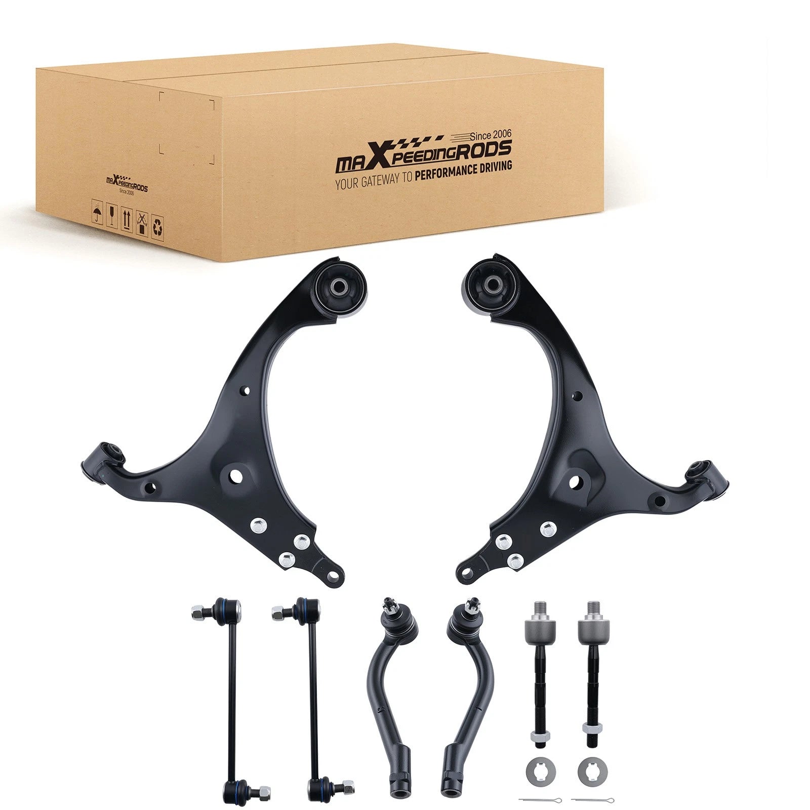 8Pcs Front Suspension Control Arm for Hyundai Elantra (2007–2012) K641580