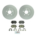 Bosch 288mm Rear Solid Rotors & Ceramic Brake Pads Kit for Audi A4 Quattro