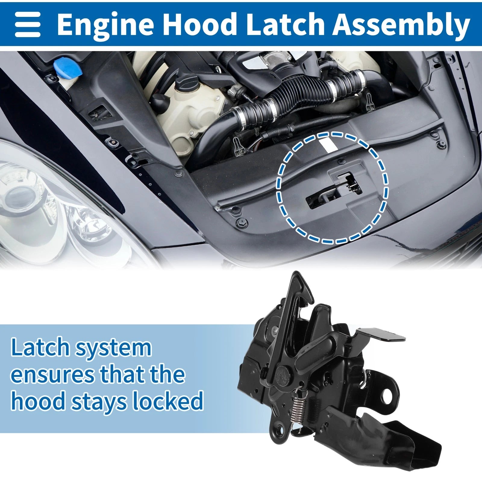 Hood Latch Assembly for Toyota Corolla (2009–2013) No. 5351012A61