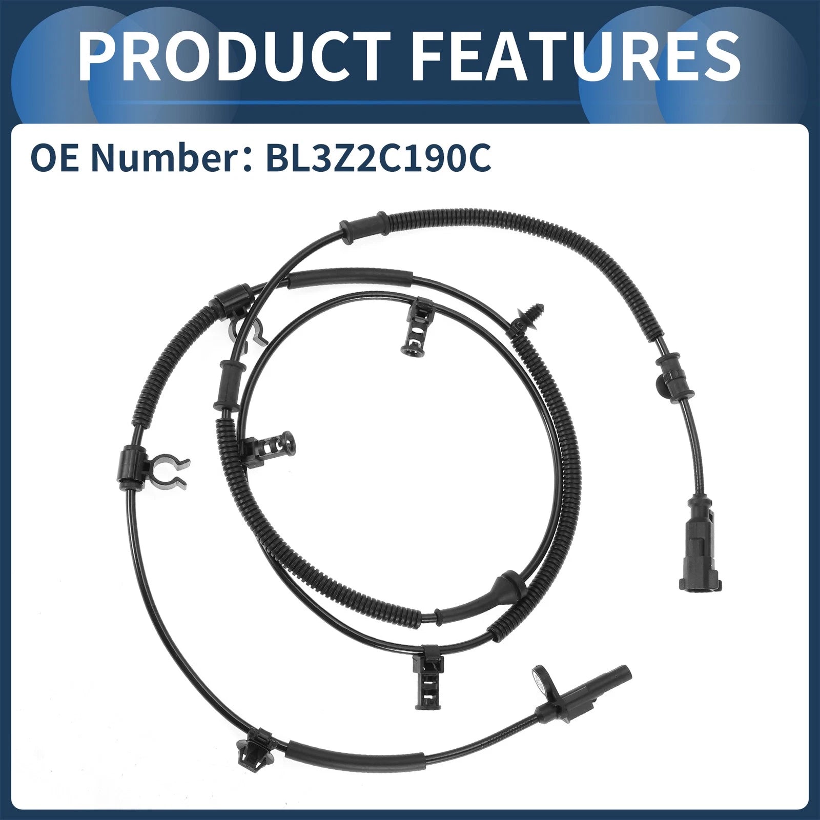 ABS Wheel Speed Sensor No.BL3Z2C190C for Ford F-150 (2004–2020) Rear Right