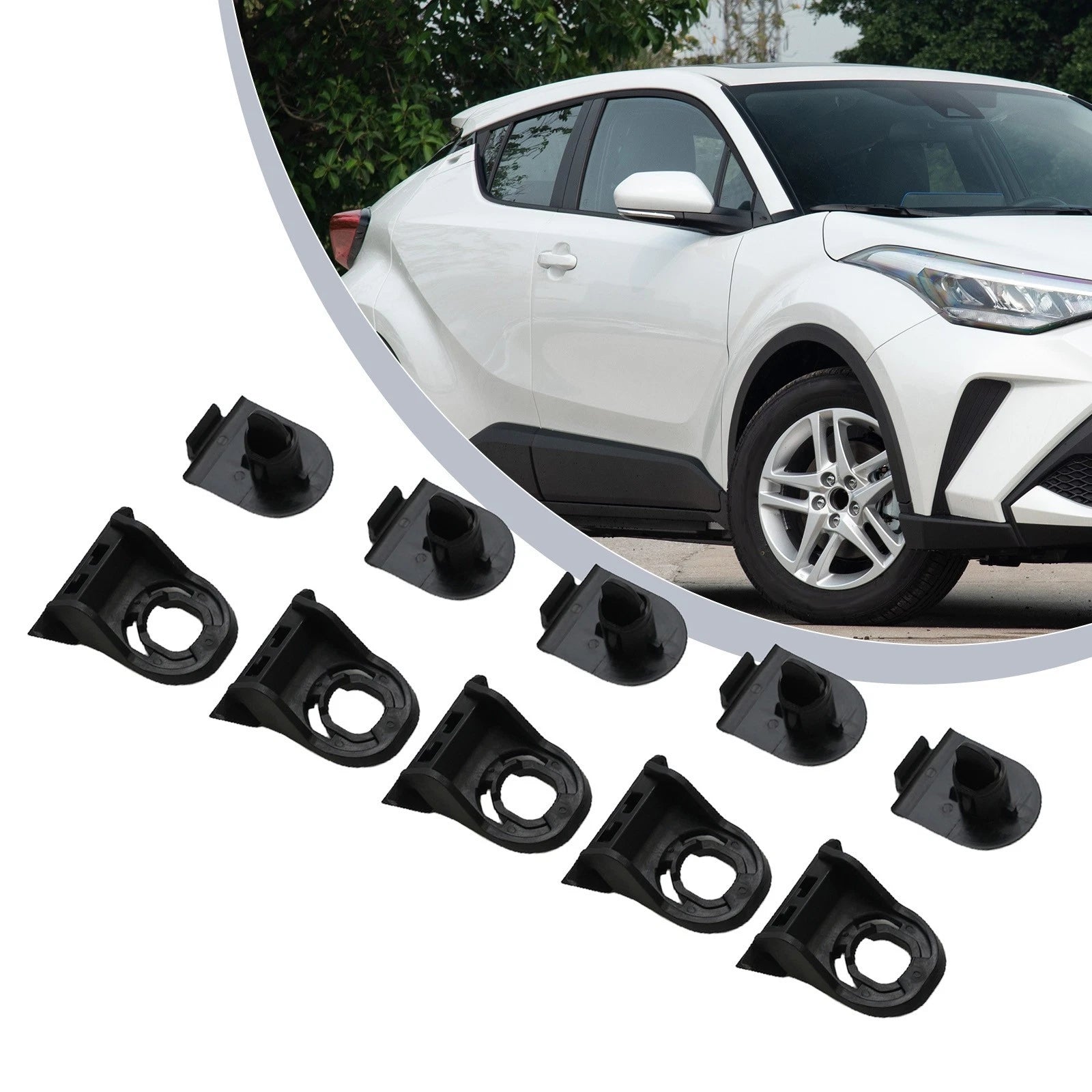 5 Pair Front Bumper Fender Liner & Pin Hold for Toyota Camry