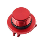 Red Engine Oil Filler Cap Cover for BENELLI TRK 502, Leoncino 500 (2017-2023)