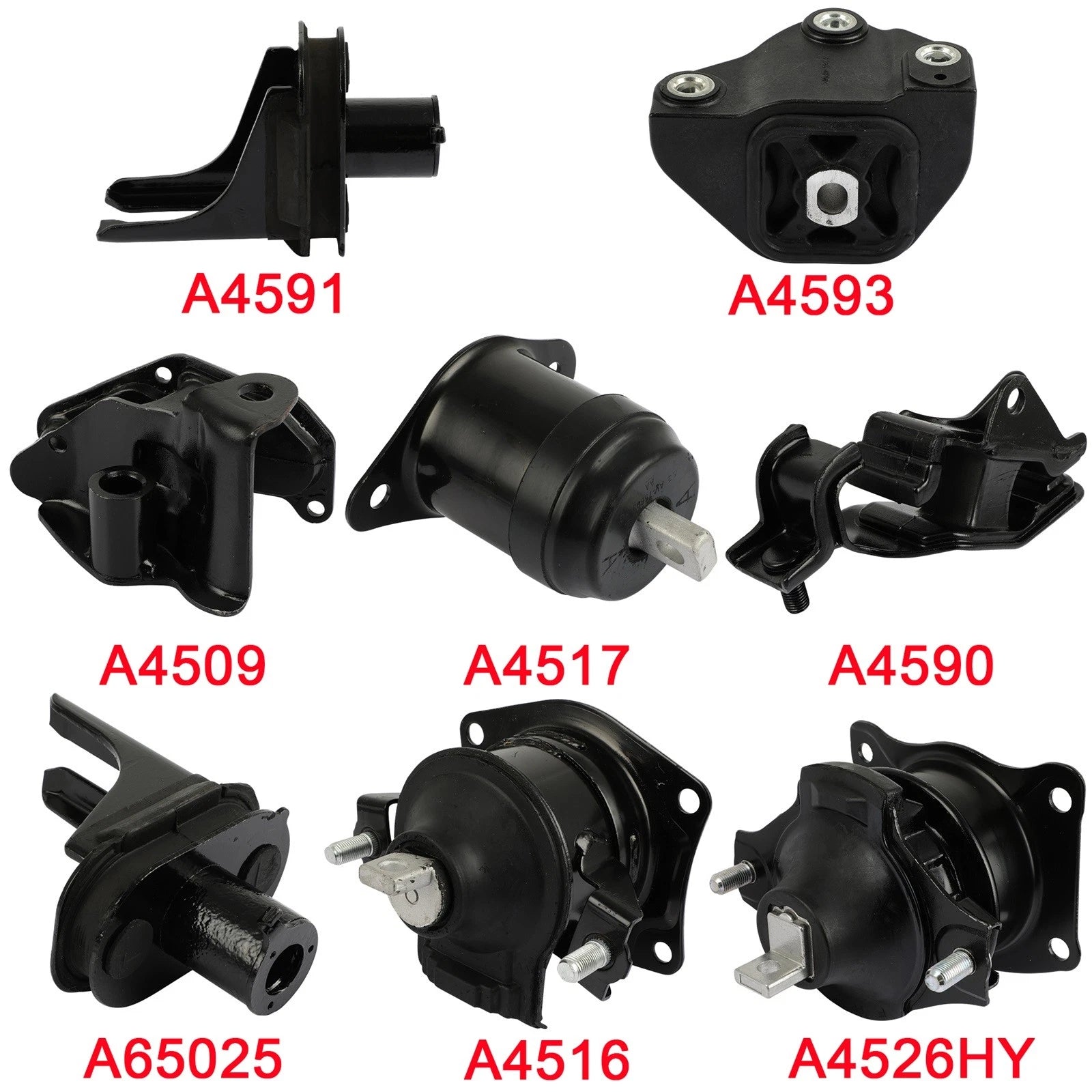 8pcs Engine Motor Mount for Acura TSX 2.4L (2004–2008)