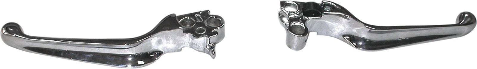 Chrome Brake & Clutch Lever Set for Harley Davidson FLHR (1996–2005)