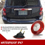 2X Red Lens Rear Reflector Backup Lights for Chevy HHR (2006–2011)