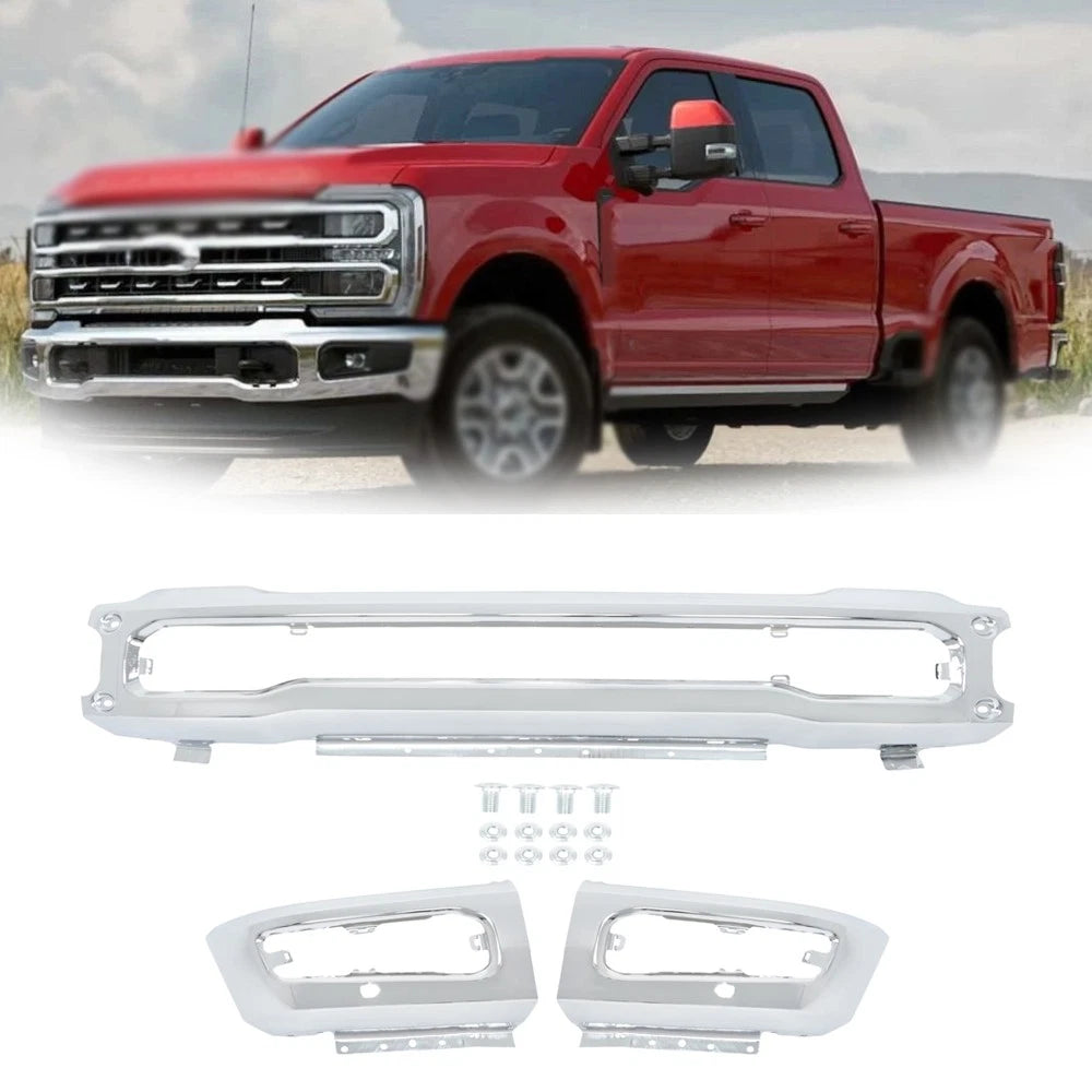 Front Bumper for Ford F250 F350 (2023–2025) with Sensor Holes