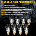 Set of 8 42LB Fuel Injectors for GM LT1 LS1 LS6 Mustang V8 440cc EV1