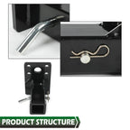 2" Receiver Hitch for HMMWV HUMVEE M998 M151A1