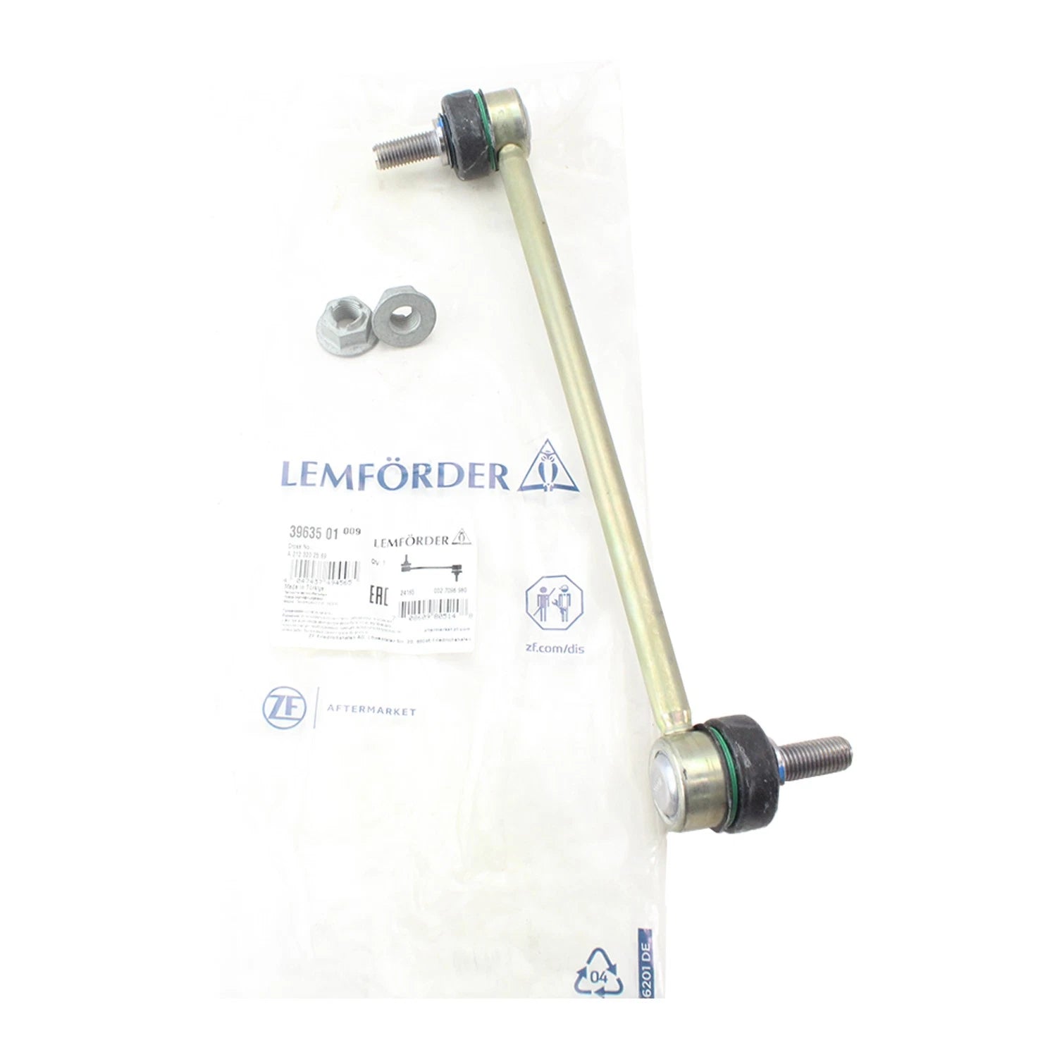 Lemforder Front Left Suspension Stabilizer Bar Link for Mercedes E250 (2010–2016) 39635 01