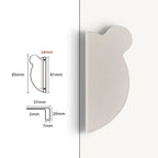 Set of 4 Bear Handle Cabinet Pulls Aluminum Alloy Modern Minimalist Design