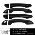 Set of 4 Door Handle Covers for Hyundai Elantra (2017–2020) Glossy Black