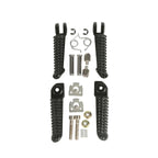 Black Driver Passenger Footpegs for Yamaha YZF R1 R6 (1998-2025) (2003-2020)