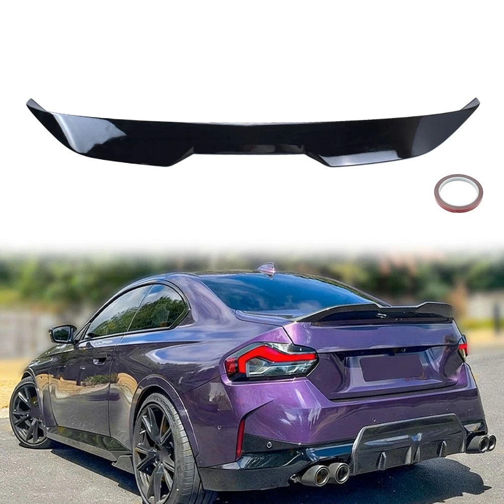 High Kick MP Style Gloss Black Trunk Spoiler for BMW G87 M2 G42 230i M240i (2022–2026)