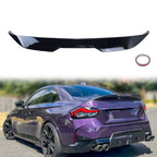 High Kick MP Style Gloss Black Trunk Spoiler for BMW G87 M2 G42 230i M240i (2022–2026)
