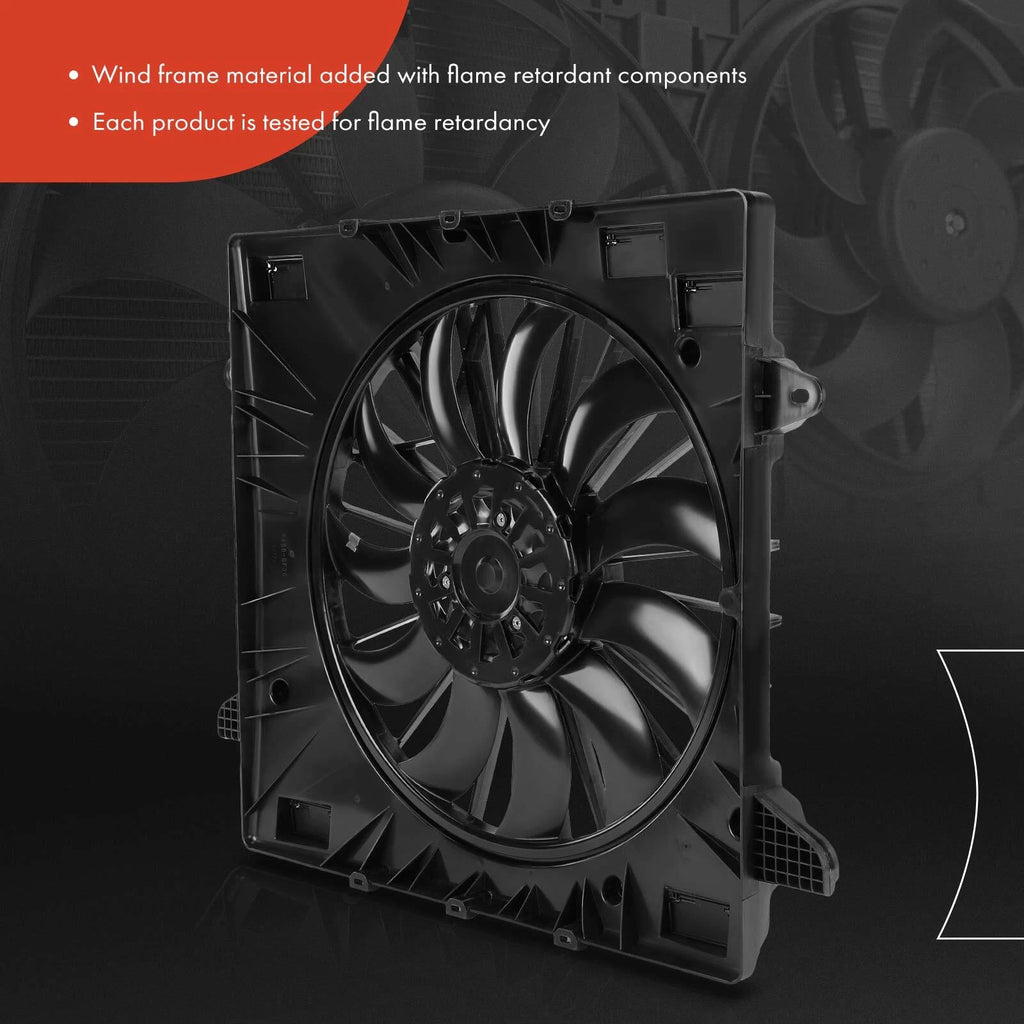 Cooling Fan Assembly with Brushless Motor for GMC Acadia (2017-2023)