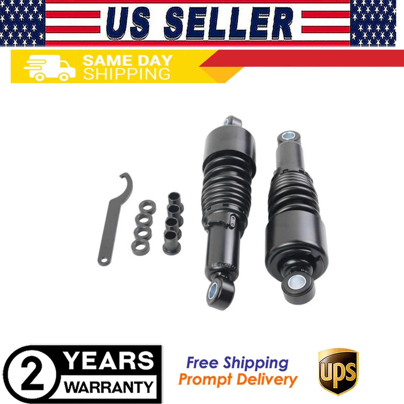 Rear Shock Absorbers for Harley Forty Eight Iron 883 Sportster 1200 (2010–2023)