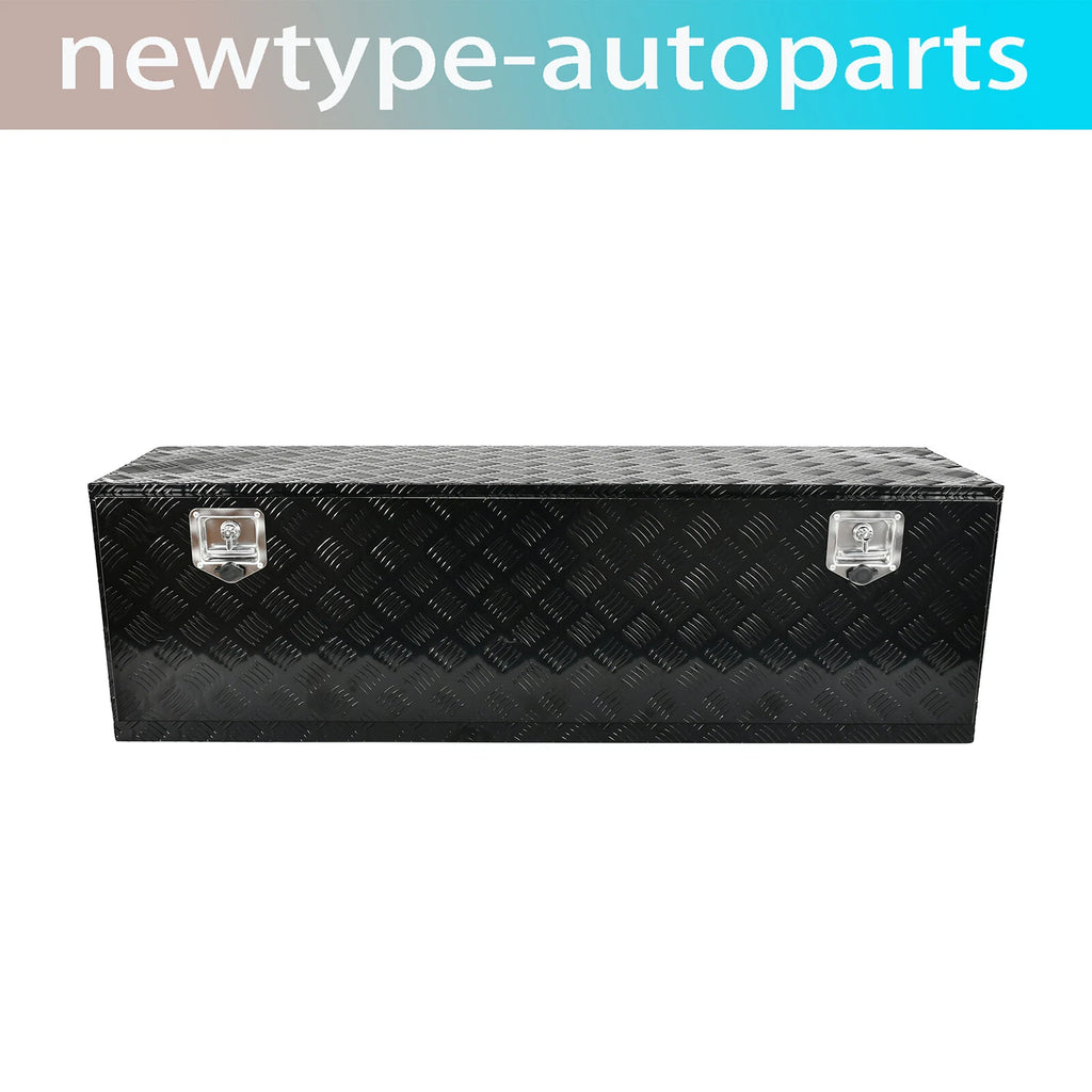 60" Black Aluminum Tool Box for Pickup Truck (Fits Most Models)