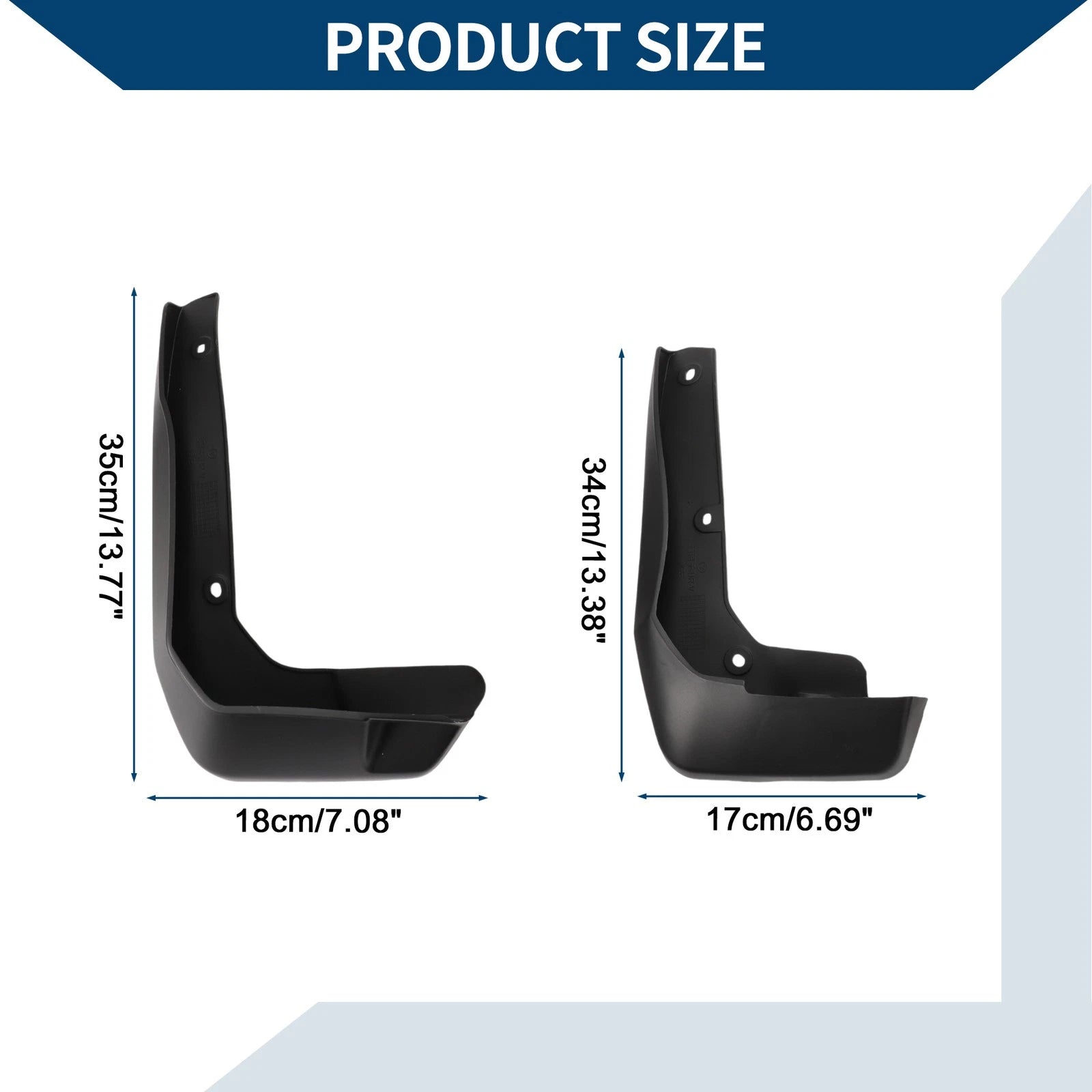 Set of 4 Mud Flaps Splash Guards for Honda URV (2017–2024)