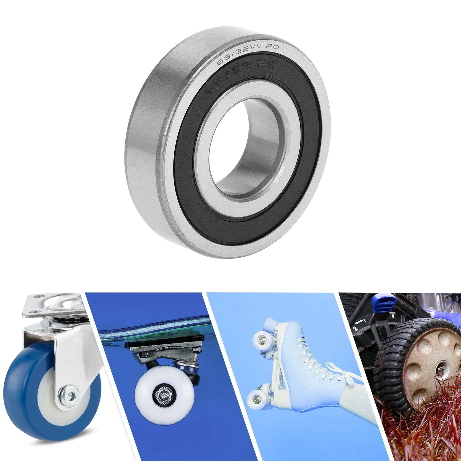 Deep Groove Ball Bearing 32x75x20mm for Scooter Skateboard (P0)