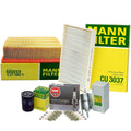 Tune-Up Kit with Mann Filters & NGK Spark Plugs for BMW A4 Cabriolet (2003–2009)