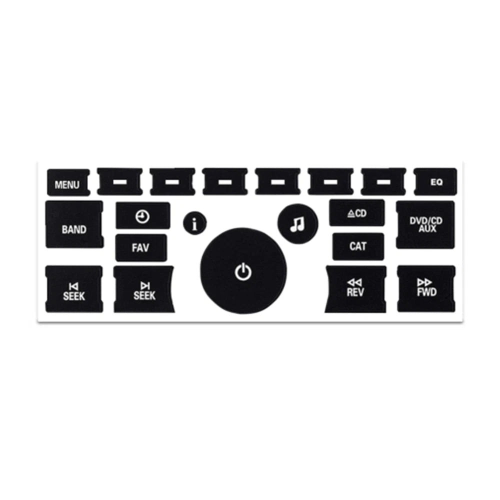 Climate Control & Radio Button Repair Decals for Silverado Suburban (1999–2006)