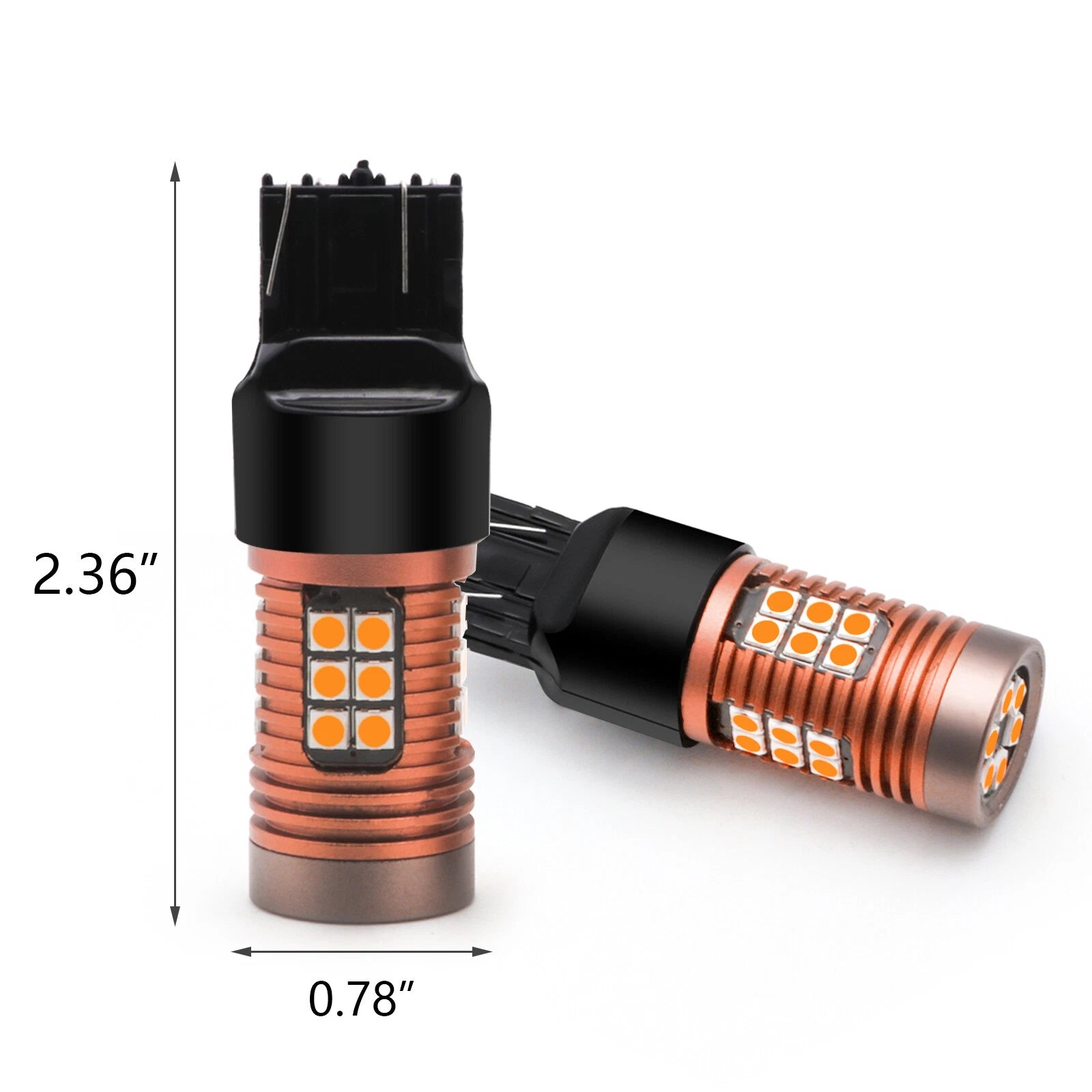 LED Front Rear Turn Signal Light Bulbs for Lexus IS NX GS (2009-2015)