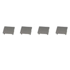 4Pcs Door Panel Cover-Plug for BMW 7 Series E65/E66 745i Grey (2002-2008)